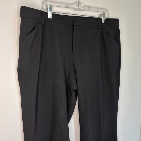 GAP The Perfect Trouser Womens 18R Black Stretch - Picture 1 of 6